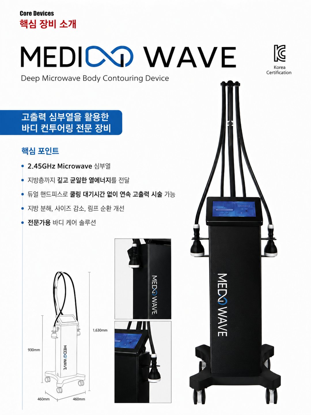 메디웨이브 고주파 바디 컨투어링 장비